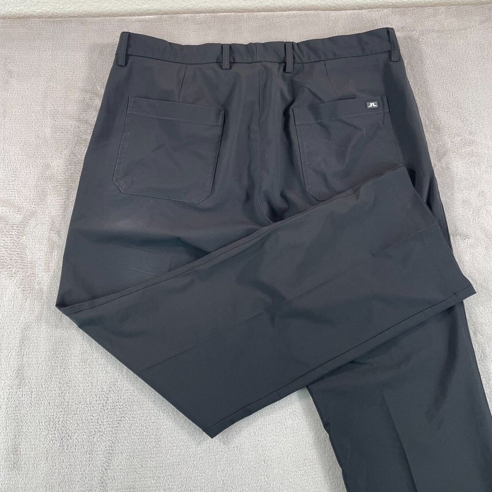 J. Lindeberg Golf Pants 38X32 Black Straight Leg Athletic Sportswear Designer